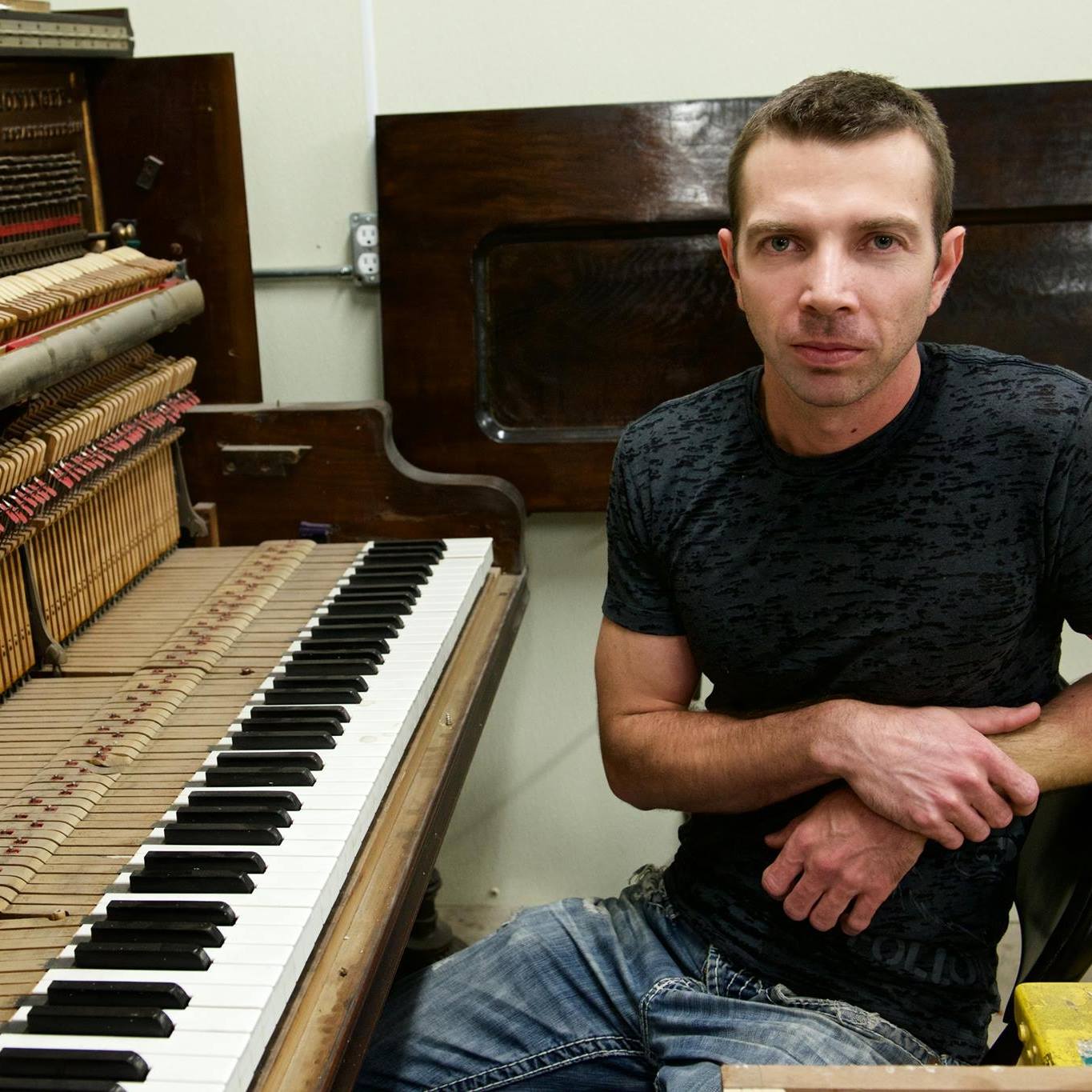 Daniel Ketchum at the piano